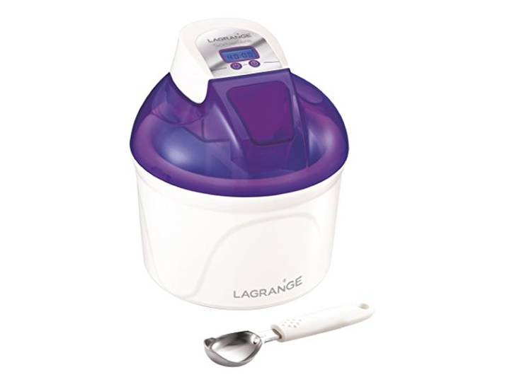 LAGRANGE\, Sorbetière\, Couleur Myrtille\, 1.5L\, 12W\, 459004 Ecran électronique & arrêt automatique