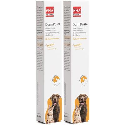 PHA DarmPaste f.Hunde/Katzen 2x 2x15 ml Paste