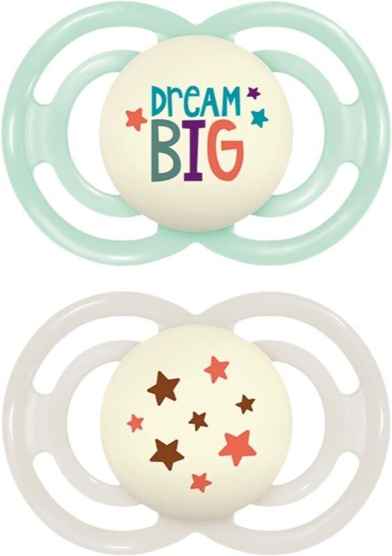 MAM Perfect Night 16+ months dummy Mint/ Grey 2 pc