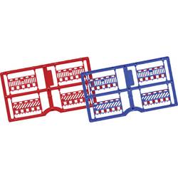 Busch 1109 H0 Schrankenzaun, blau/rot Bausatz