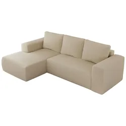 ECKSOFA TRENTINO L Beige Boucle - Links