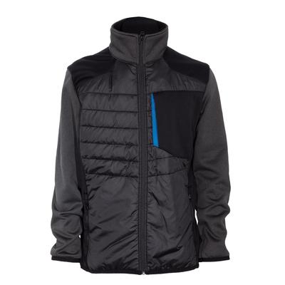 Outdoorjacke UNCLE SAM "Sam Hybrid", Herren, Gr. L, schwarz (schwarz marineblau), Obermaterial: 100% Polyamid PA., Jacken Outdoorjacke