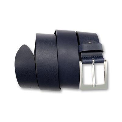 Ledergürtel BERND GÖTZ "Ledergürtel in rustikalem Classicstyle", Herren, Gr. 80, blau, Rindsleder, Gürtel Ledergürtel