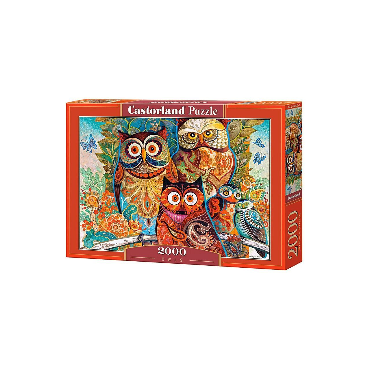 Castorland Uilen decoratie set, 2000 stuks, Kunststof