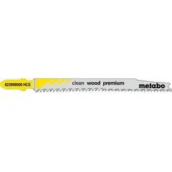 Metabo 5 Stichsägeblätter "clean wood premium" 93 / 2,2 mmHCS