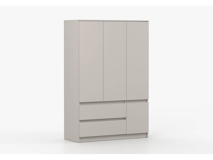 Drehtürenschrank SOLO 4D2S II 120 cm Kaschmir Kaschmir