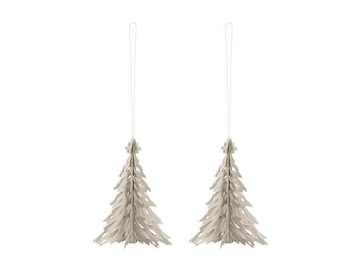 Cooee Design Suspension décorative Paper Pinetree lot de 2 Sable