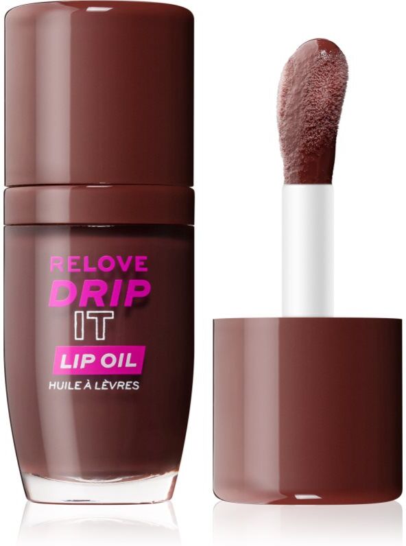 Revolution Relove Drip It lip oil shade Espresso 5.5 ml