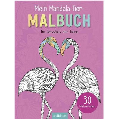 Mein Mandala-Tier-Malbuch – Im Paradies der Tiere, Taschenbuch von , arsedition, 978-3-8458-6962-9