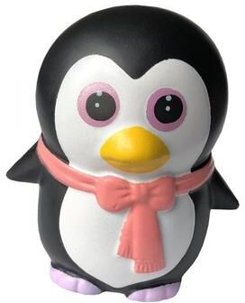 United Penguin Slow Rebound Stress Relief Fidget Toy black
