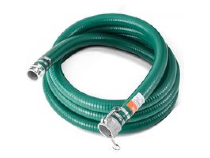 VEVOR Tuyau d'aspiration, 50,8 mm x 6,1 m, tuyau vert haute qualité, connecteurs de serrure à came, raccord en aluminium, convient à diverses pompes, pour traitement des eaux usées, transport de l'eau