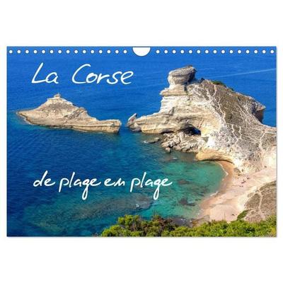 La Corse de plage en plage (Calendrier mural 2027 DIN A4 vertical), CALVENDO calendrier mensuel