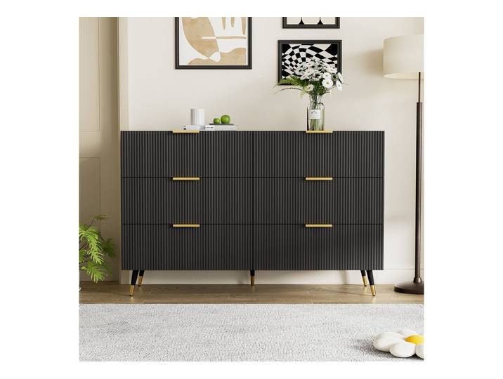 Celya Sideboard Kommode mit Schubladen und viel Stauraum, Elegantes Sideboard mit modernem Design