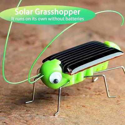 Inspired Living Solar Powered Grasshopper Motion Toy Educational Solar Powered Toy For Kids, Interactive Insect Toy Science Gift Solar Powered Grasshopper Motion Toy Educational Solar Powered Toy For Kids, Interactive Insect Toy Science Gift