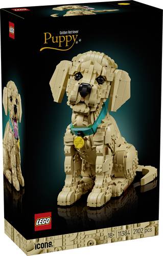 LEGO ICONS 6588537 11384 Golden Retriever Welpe (11384) Tierfigur