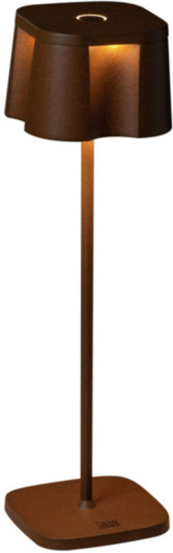 Gnosjö LED-Tischleuchte Rostoptik 7818-970 dimmbar USB)