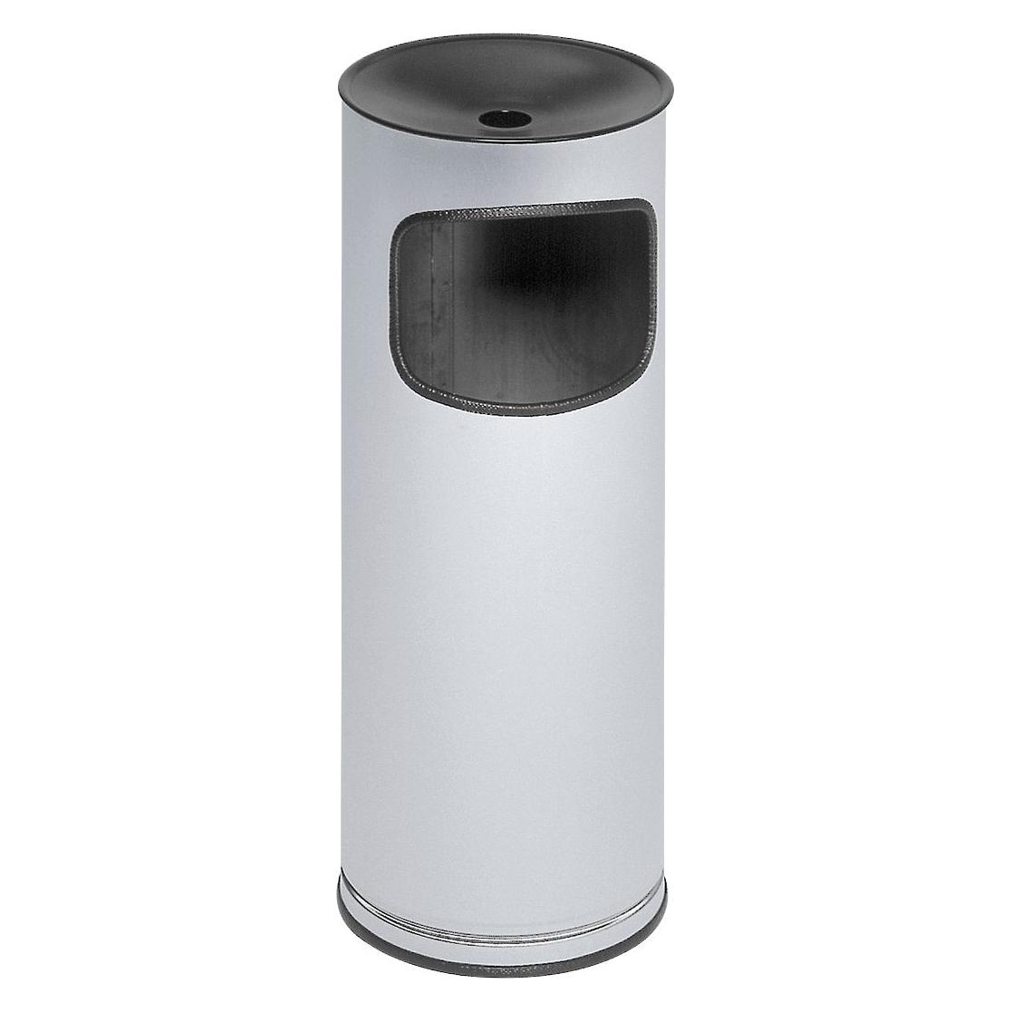 VAR Edelstahl-Standascher mit Abfallbehälter (17 l) (35591)