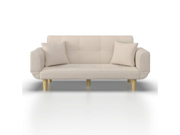 Schlafsofa Miriam Beige Webstoff