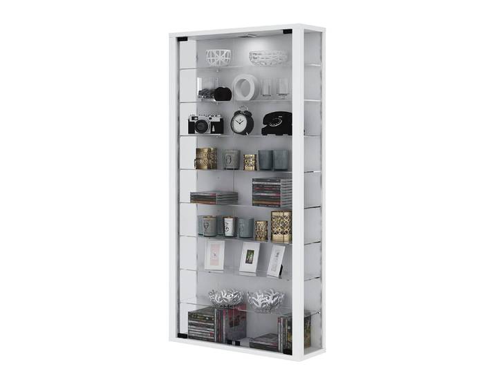 Vitrine Vitrosa I 59 x 118 x 18cm Blanc/Blanc