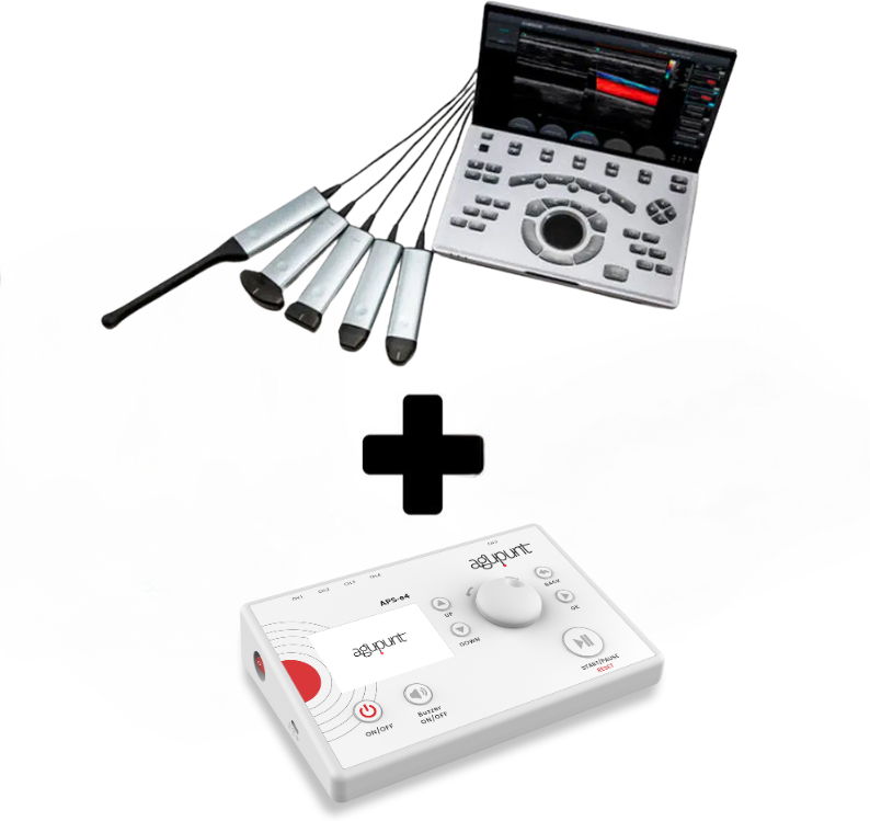 Pack poupança: Ecógrafo Portátil Chison SonoAir 70 com sonda linear + APS e4 dispositivo de electrólisis percutánea terapêutica