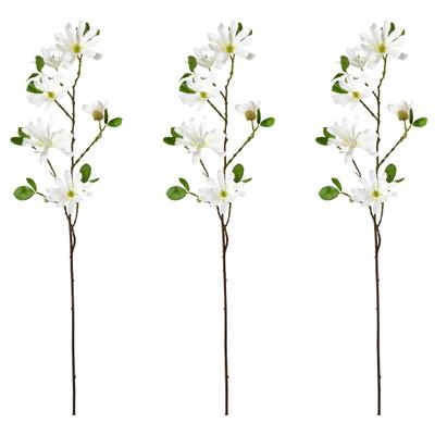 Kunstblume CREATIV GREEN "Sternmagnolie", beige (creme), H:86cm, Kunststoff, Kunstpflanzen, mit großen Blüten