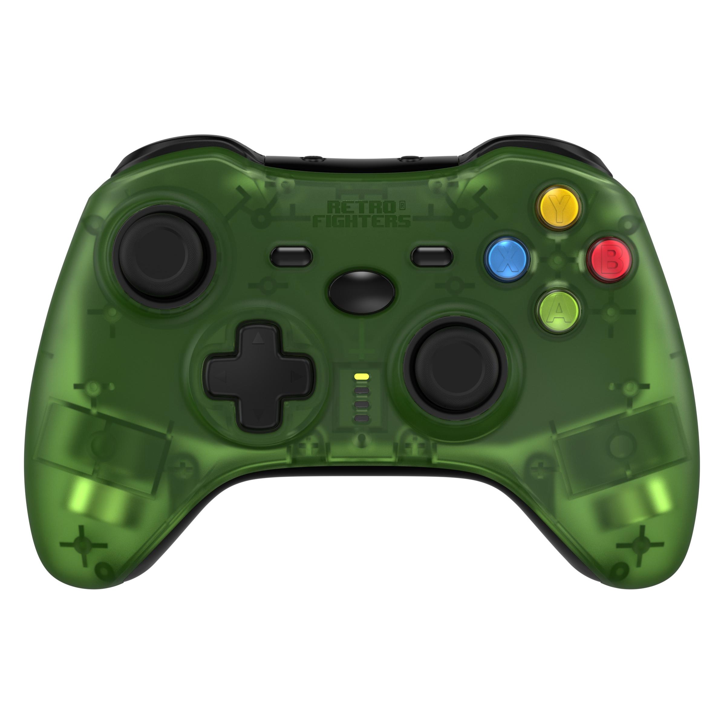 Retro Fighters Hunter 360 - Green - Wireless Controller - Microsoft Xbox 360 (PC, Switch) (RET00902)