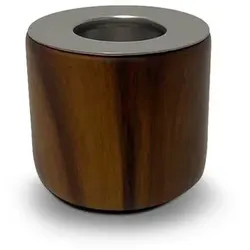 Kerzenleuchter Zylinder 6,7 cm Steinzeug Braun S (Small)