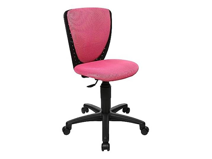 TOPSTAR High S 'Cool Kinderdrehstuhl, Kunststoff, rosa, One Size Made in Germany Ergonomisch höhenverstellbar Geprüfte Sicherheit nach GS-Intertek