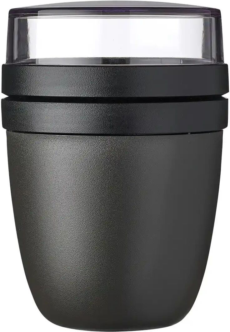 Mepal Lunchpot "To Go"  Ellipse ¦ schwarz ¦ Kunststoff ¦ Maße (cm): H: 15,1  Ø: