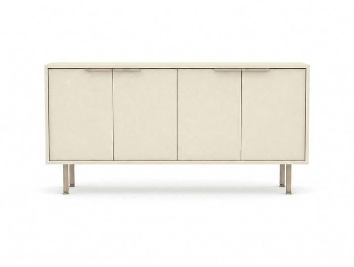 Xlmoebel Sideboard Elegantes weißes Sideboard aus Holz für das Wohnzimmer, Made in Europa