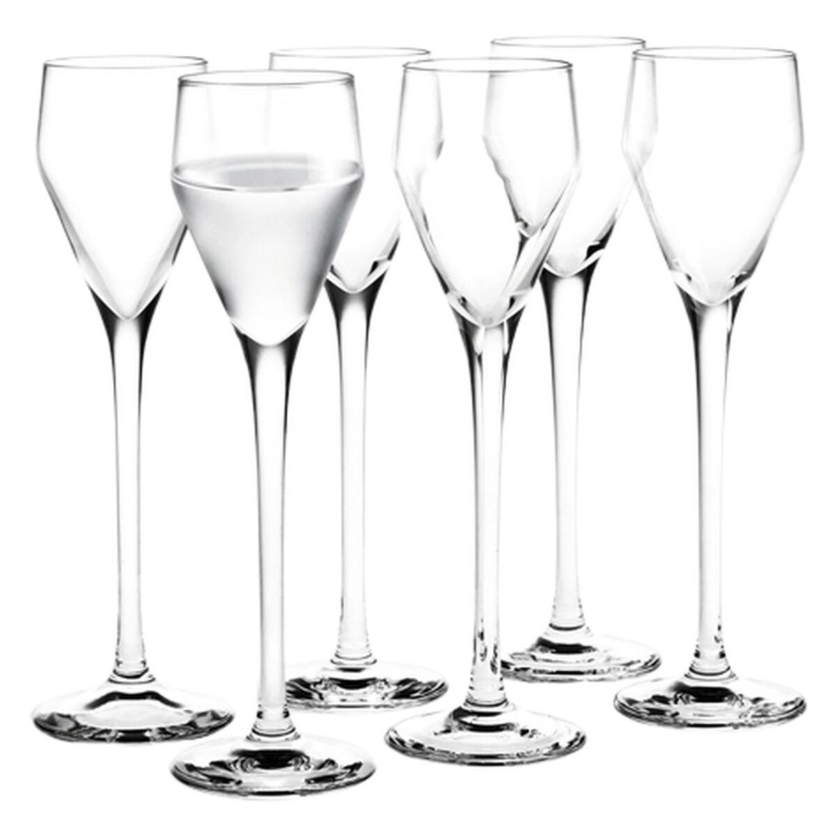 Holmegaard - Perfection Shot Glass - 5.5 cl - Set of 6 (0.55 dl, 6x, Schnapsgläser + Shotgläser) (4402030)
