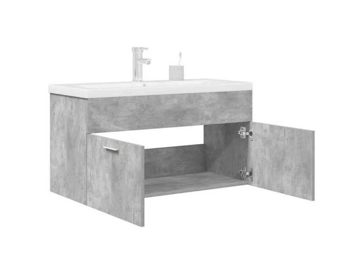 (Vente chaude)Meuble-lavabo de Salle de Bain Cabinet Sous évier JILL'S Meuble WC avec bassin intégré et robinet - M598074