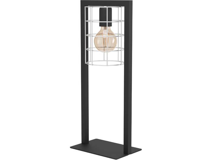 Eglo Tischlampe Jubily Schwarz Stahl H 22 cm