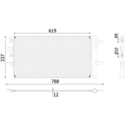 Kondensator Klimaanlage MAHLE AC 894 000P für BMW Mini 2er X1