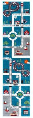 SAFAVIEH Carousel Kids Koika Neighborhood Toy Roadway Area Rug