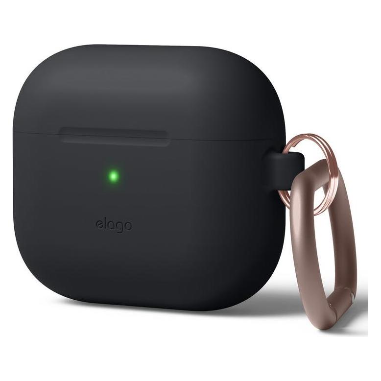 Elago AirPods 3 Silicone Hang Case (Kopfhörer Hülle) (EAP3HG-HANG-BK)