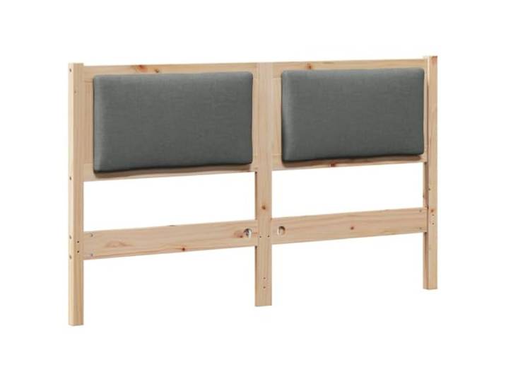 Makastle Kopfteil Massives Kiefernholz 155,5 x 85,5 cm Braun Atmungsaktives Design