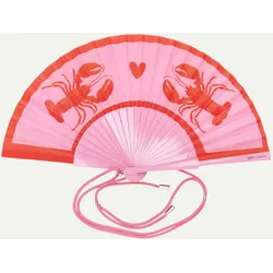 Fächer mit Motiv 23cm Pink