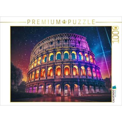 CALVENDO Puzzle Kolosseum - Rom | 1000 Teile Lege-Größe 64x48cm Foto-Puzzle für glückliche Stunden