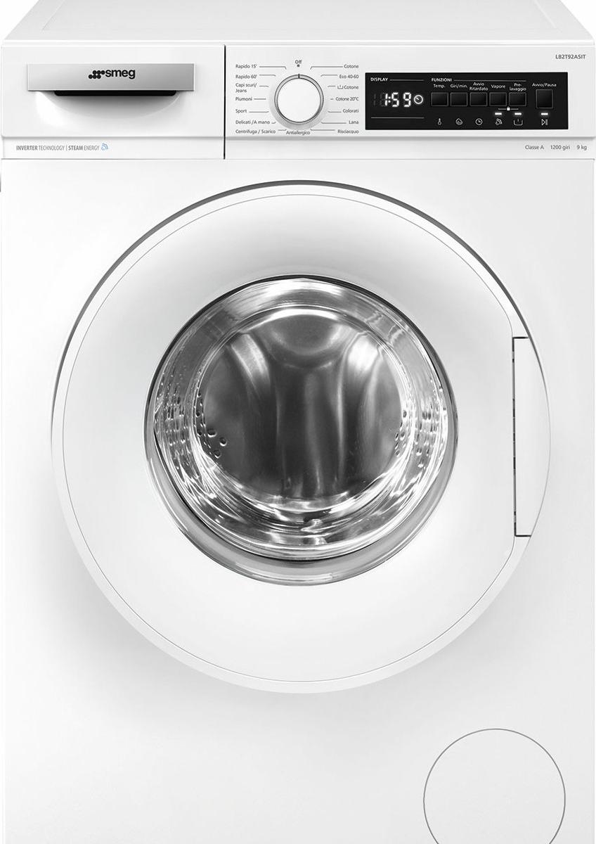 Smeg LB2T92ASIT Waschmaschine Frontlader 9 kg Weiß