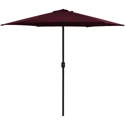 Helloshop26 - Ampelschirm und Aluminiummast 270 x 246 cm bordeaux 02_0008288