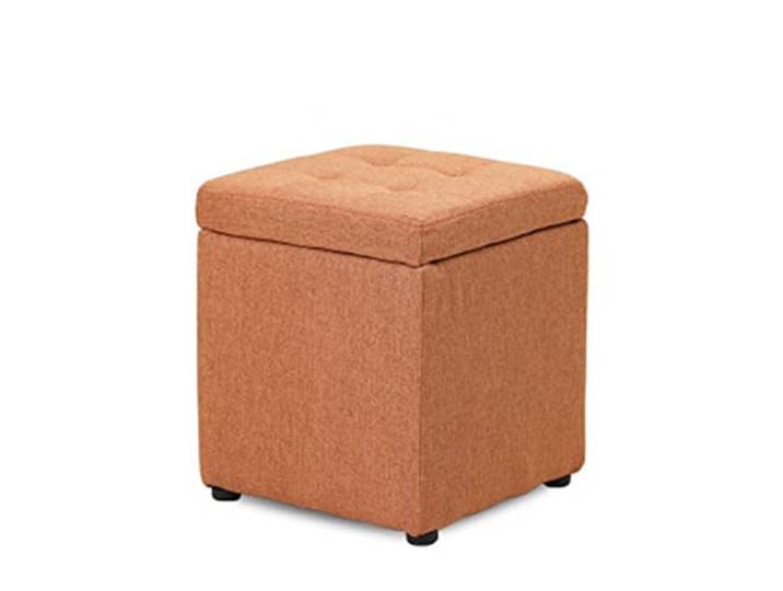 Home Storage Hocker Kreativer Aufbewahrungshocker für Flur, Zimmer,(Orange)