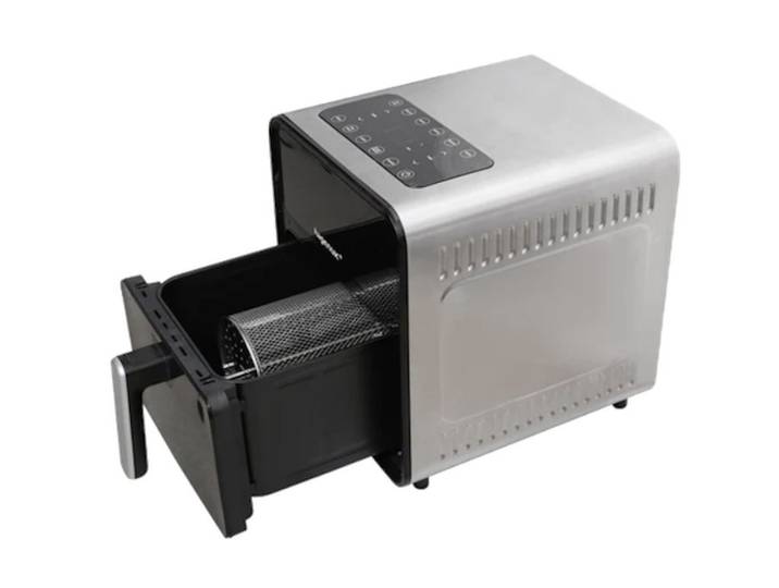 Hagenuk Heißluftfritteuse Rotisserie, 1650 W, Edelstahl Frittierkorb, Touch-Display, 8 Liter