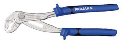 Projahn Wasserpumpenzange MAXI MX2, 250 mm, Druckknopfverstellung, Mehrkomponenten-Griff, doppelt verzahnte Greifbacken