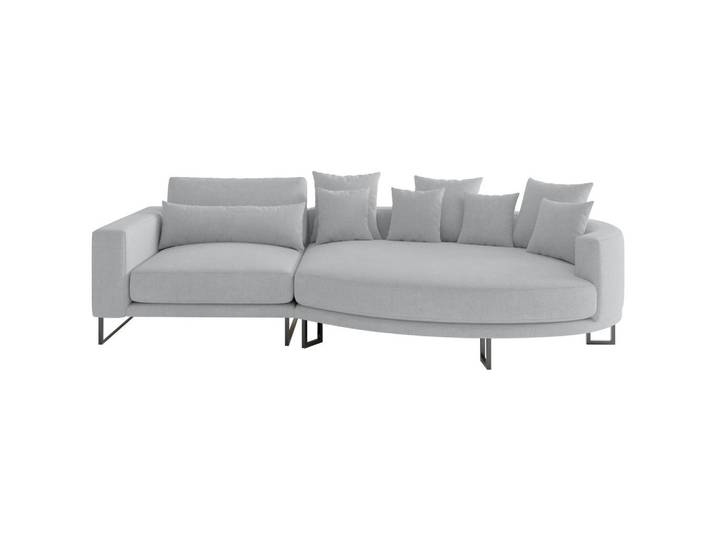 Bigsofa Natalia Grau S: 283x150 cm