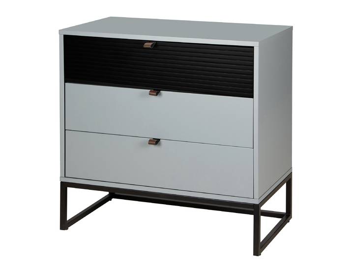 Buffet 80 cm avec tiroirs 80cm Gris/Bleu Gris