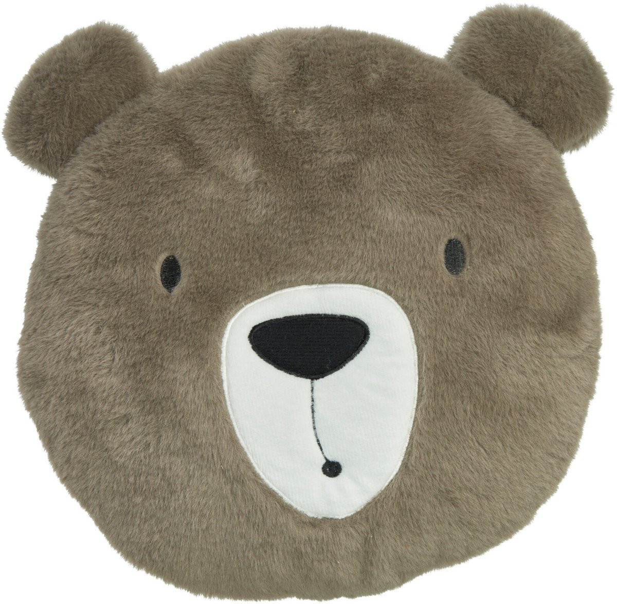 Home & Styling Dieren sierkussen Beer Bruin Polyester 30 cm