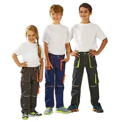 Bundhose oliv/orange, Größe 122/128 - orange - 122/128