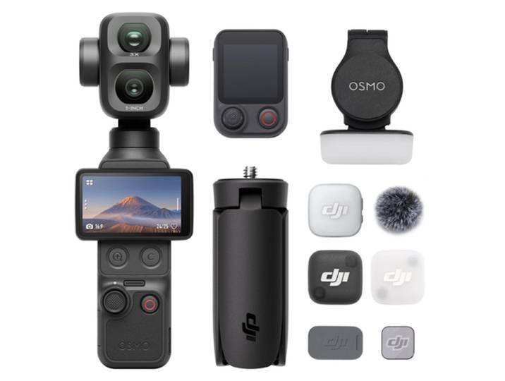【Rentrée-scolaire】Osmo Pocket 4P - Vlog Combo - Noir