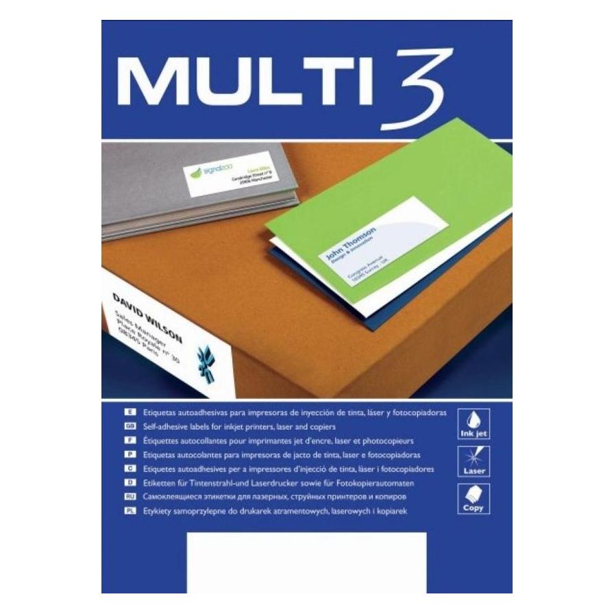 Multi Universalschilder, 99,1x38,1mm, abgerundet, weiss (8410782047285)